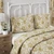 Dorset Gold Floral Quilted Sham - 840233904504