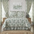Dorset Green Floral Quilt - 840233904689