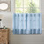 Annie Buffalo Blue Check Tier Curtain Pair - 810055892693
