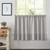 Burlap Dove Grey Tier Curtain Pair - 810055893942