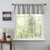 Burlap Dove Grey Valance - 810055893966