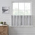 Sawyer Mill Black Ticking Stripe Tier Curtain Pair - 840233900254
