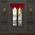 Noelle Crimson Ascot Valance - 193842131398