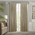 Avignon Champagne Pleated Curtain - 221642189544