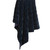 Stella Midnight Blue Silk Velvet Double Box Stitch Throw - 840118817769