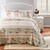Antique Rose Blue Bedspread Set - 636047440549