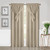 Allegra Curtain with Attached Valance - 054006276723