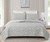 Grey Medallion Coverlet Collection -