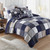 Checkerboard Indigo Quilt Set - 754069601097