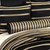 Calvari Black And Gold Bolster Pillow - 193842148228