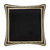 Calvari Black And Gold Euro Sham - 193842148242