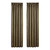 Calvari Black And Gold Curtain Pair - 193842148204