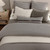 Chenille Herringbone Taupe Duvet Cover Set - 840118819770