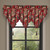 Enchanted Garden Red Ascot Valance - 193842149423
