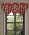 Enchanted Garden Red Ascot Valance - 193842149423