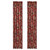 Enchanted Garden Red Curtain Pair - 193842149409