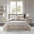 Ava 7 Piece Chenille Jacquard Comforter Set - 086569105110
