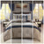 Viola 3 piece Tufted Cotton Chenille Damask Comforter Set - 086569336811