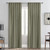 Seren Room Darkening Dual Header Curtain Panel - 069556592759