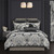 Messina Black Comforter Collection - 193842155066