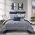 Dalton Navy Comforter Set - 193842160664