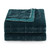 Stella Faux Silk Double Box Stitch Storm Blue Quilt Set - 840118826938