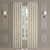 Celine Champagne Lined Rod Pocket Curtain Pair  100W x 84L - 193842160404