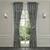 Renata Teal Lined Rod Pocket Curtain Pair - 193842160480