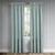 Blossom View Teal Lined Rod Pocket Curtain Pair - 193842164426