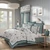 Blossom View Teal Comforter Set - 193842164464