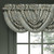 Alina Dusty Teal Waterfall Valance - 193842165072