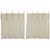 Betsy Stripe Tie Top Tier Curtain Pair - 840233903798
