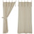 Betsy Stripe Tie Top Short Curtain Pair - 840233903767