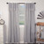 Farmhouse Ticking Blue Curtain Pair - 840528172342