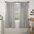 Farmhouse Ticking Gray Short Curtain Pair - 840528187858