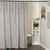 Farmhouse Ticking Gray Shower Curtain - 840528187919