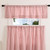 Farmhouse Ticking Red Valance - 840528174957