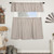 Market Place Blue Ticking Stripe Tier Curtain Pair - 840528188237
