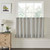 Market Place Gray Ticking Stripe Tier Curtain Pair - 840528171468