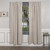 Market Place Gray Ticking Stripe Curtain Pair - 840528171444