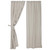Market Place Gray Ticking Stripe Curtain Pair - 840528171444