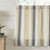 Market Place Gray Grain Sack Stripe Tier Curtain Pair - 840528171512