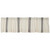 Market Place Gray Grain Sack Stripe Valance - 840528171536