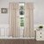 Farmhouse Ticking Taupe Curtain Pair - 840528194009