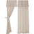 Farmhouse Ticking Taupe Curtain Pair - 840528194009