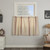 Market Place Red Grain Sack Stripe Tier Curtain Pair - 840528195822