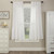 Provincial Linen White Short Curtain Pair - 840233901619