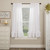 Serenity Ruffled Short Curtain Pair - 840233902579