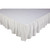 Timeless Ticking Gray Ruffled Bed Skirt - 810055896127