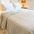 Timeless Ticking Gray Quilt - 840233937847